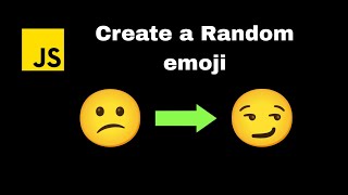Random Emoji Generator | Using Html Css And JavaScript