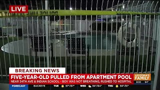 5-year-old hospitalized after being pulled from Phoenix apartment pool