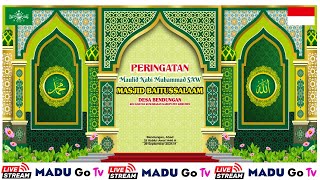 PERINGATAN MAULID NABI MUHAMMAD SAW 1446 H/2024 Bersama  KH.Ma’aruf Tibyanuddin dari Rowokele