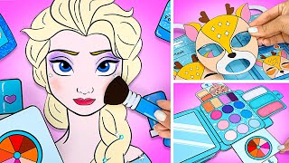Making Paper Beauty Box For Elsa || Fun Makeover And DIY!