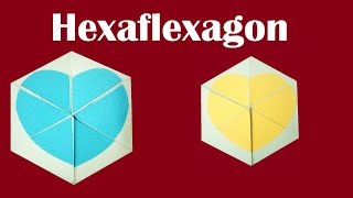 Hexaflexagon | How to make Hexaflexagon | DIY paper craft ideas | Never ending Hexaflexagon