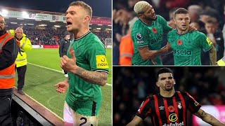 Kieran Trippier’s Angry Outburst at Newcastle Fans After Bournemouth Loss