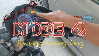 RS 125 Fi-MODE 4 ALTITUDE SETTING