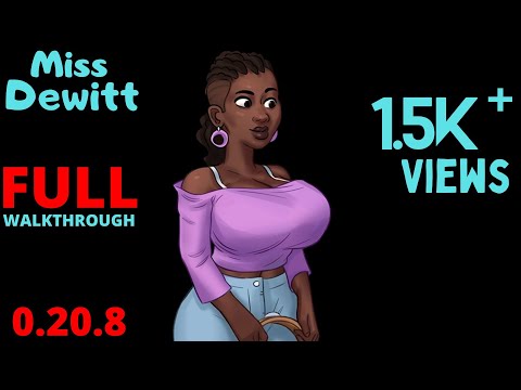 Summertime Saga Miss Dewitt quest 0.20.8 Full walkthrough Gamerloop