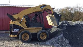 Caterpillar 242B Skid Steer Loader!