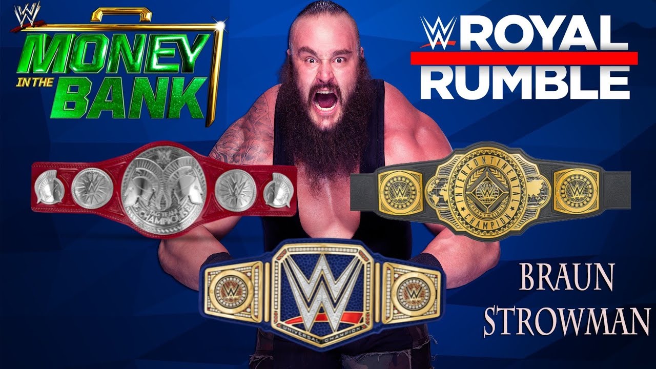 All BROUN STROWMAN Championship Wins In WWE ( 2018 - 2020 ) - YouTube