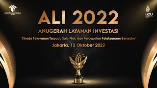 Anugerah Layanan Investasi (ALI) 2022