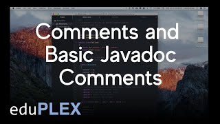 Comments and Basic Javadoc Comments | Java Syntax and Style | AP Computer Science A | eduPLEX