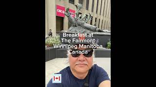 Breakfast at The Fairmont #winnipeg #manitoba #canada #fairmont #hotel #share #like #follow #comment