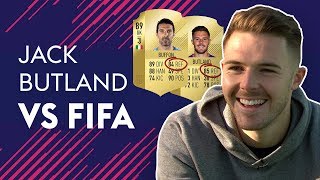 BUTLAND REACTS TO HAVING BETTER REFLEXES THAN BUFFON! | JACK BUTLAND VS FIFA 🔥🔥🔥