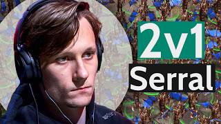 Serral vs 2 Diamond Players! Impossible StarCraft 2 Challenge?