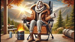 🪑 KUMA Outdoor Gear Bear Buddy Heated Chair - Polyester | Best Kuma Heated Camping Chair 🔥