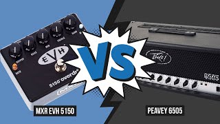 Pedal vs. Original - Peavey 6505 vs. MXR EVH 5150 - Comparison (no talking)