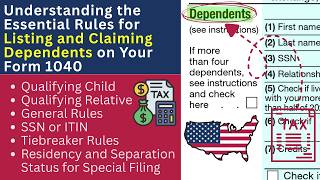 how to complete IRS Form 1040 - irs form 1040: step-by-step guide for dependents