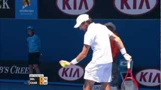Juan Martin del Potro Looks For Sympathy - Australian Open 2013