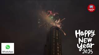 ✨ Nairobi's Spectacular New Year Fireworks at UAP Old Mutual Tower! 🎆 #NYE2025