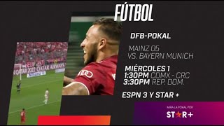 Promo ESPN 3 México l Mainz 05 vs. Bayern Munich l Pokal