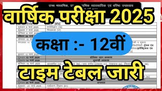 RBSE Board Exam 2025 Time Table | Rajasthan Board Exam 2025 Time Table | Class 10th / 12th