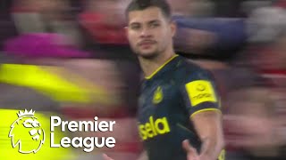 Bruno Guimaraes volleys Newcastle in front of Nottingham Forest | Premier League | NBC Sports