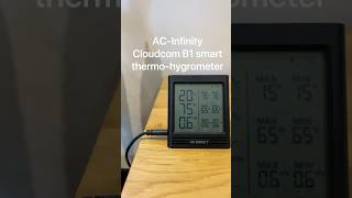 Introducing the AC Infinity Cloudcom B1 Smart Thermo-Hygrometer available at Hytec Hydroponics