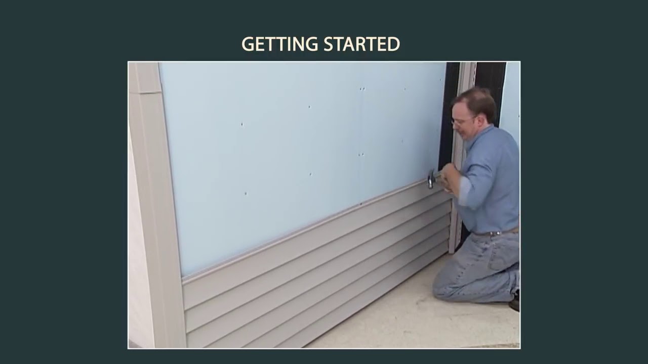 Vinyl Siding Installation Getting Started Part 1 Of 9 - YouTube