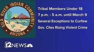 An Arizona tribe is instituting a temporary curfew in response to violent crime