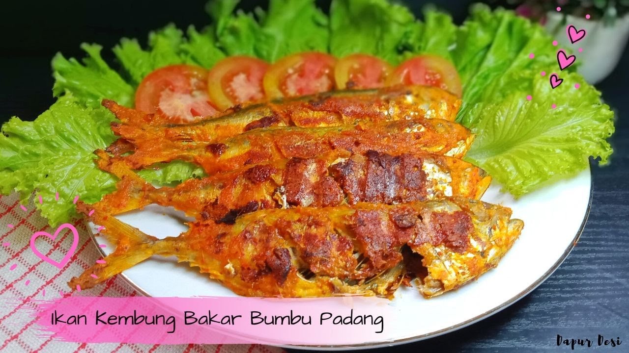 Resep Ikan Kembung Bakar Bumbu Padang - YouTube