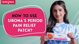 How To Use A Pain Relief Cooling Patch? | Sirona Period Pain Relief Cooling Patch | Sirona Hygiene