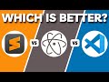 Sublime Text Vs Atom Vs Vscode - 2025 COMPARISON