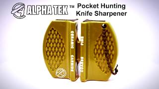 ALPHA TEK Pocket Hunting Knife Sharpener