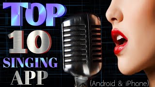 Top 10 Singing App In 2022 With Background Music And Lyrics | Best Signing App | Singing App in 2022