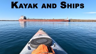 Kayaking on the St-Lawrence Seaway