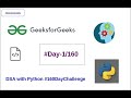 Find second largest element in array using Python #DSA #Array #Day1 #GFG160days_Challenge