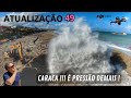 Atualização 49 - Engorda da Praia de Ponta Negra - EXATO MOMENTO QUANDO COMEÇA A JORRAR A AREIA