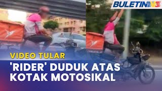 VIDEO TULAR | Polis Tahan 'Rider' Lakukan Aksi Berbahaya