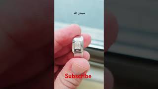 Certified moissanite silver ring palladium quoted.  #beautifulrecite #quran #rings #moissanite