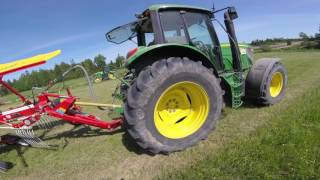 Walk around on our new Pottinger TOP691A TOPTECH PLUS hay rake!