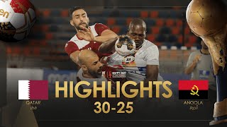 Highlights: Qatar - Angola | Group Stage | 27th IHF Men's Handball World Championship | Egypt2021