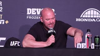 Dana White on UFC 241 issue with Colby Covington: 'Everyone in his section was fighting with Colby'