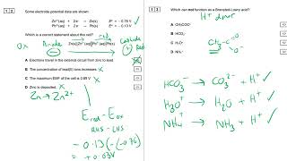 AQA A-level Paper 3 2022 Multiple Choice Explanations 7405/3