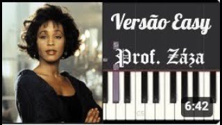 Saving All My Love For You - Witney Houston (Versão Easy) - Tutorial Piano Teclado Partitura