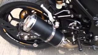 ท่อ Motive Shorty Slip on For ninja300 \u0026 Z300