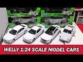 Satisfying Unboxing Welly Brand Model Cars: Porsche 959, Nissan GTR R34, BMW 535i, BMW 335i