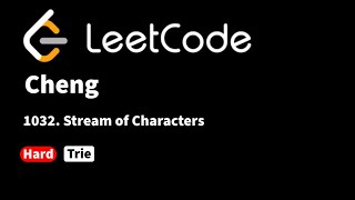 LeetCode 1032. Stream of Characters