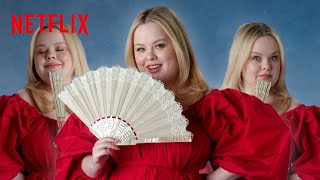 Nicola Coughlan Teaches You How to Flirt With a Fan | ﻿Bridgerton | ﻿Netflix