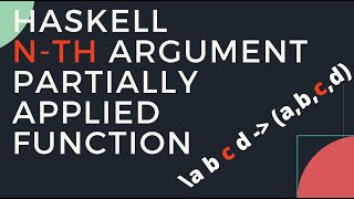 haskell partially applied function to n-th argument