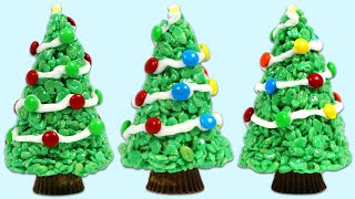 How to Make Rice Krispies Christmas Trees | Fun & Easy DIY Holiday Desserts!