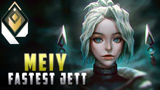 FASTEST JETT - MEIY HIGHLIIGHTS | VALORANT MONTAGE #HIGHLIGHTS