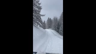 NEVE IN VALLE D'AOSTA, forti nevicate nella notte e neve pesante