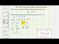 Ex: Initial Value Problem Using Separation of Variables in the Form y' = e^(ay+bx)